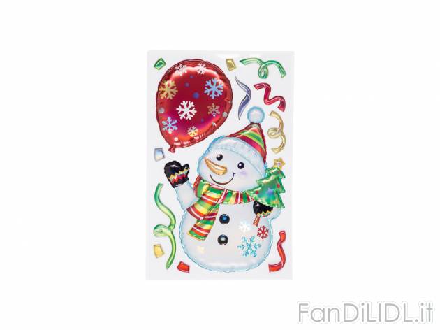 Adesivi natalizi 3D Melinera, prezzo 2.49 &#8364; 
- Staccabili senza residui
Caratteristiche
 ...