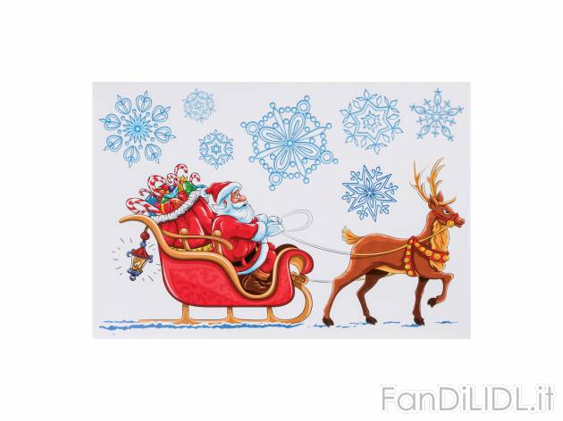 Decorazioni natalizie adesive Melinera, prezzo 0.99 &#8364;  

Caratteristiche