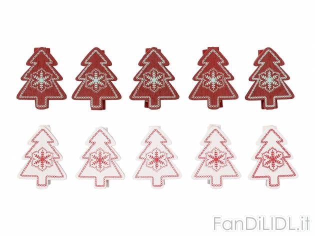 Decorazioni  di Natale in legno Melinera, prezzo 0.99 &#8364;  

Caratteristiche