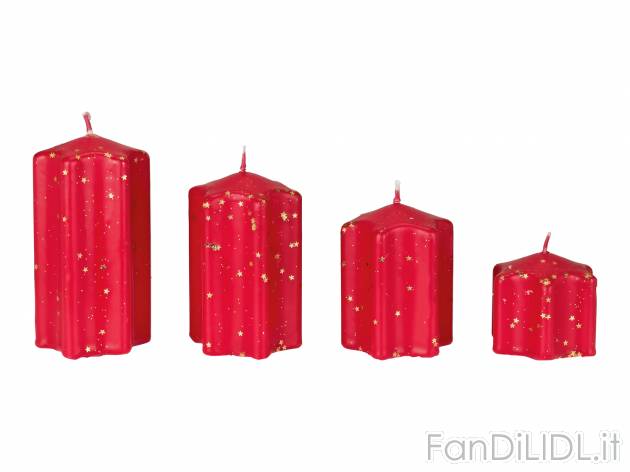 Candele natalizie Melinera, prezzo 1.99 &#8364;  
4 pezzi
Caratteristiche