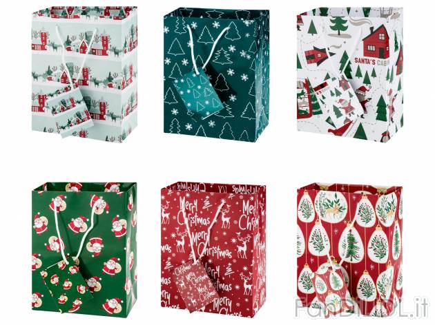 Set sacchetti regalo Melinera, prezzo 1.99 &#8364;  
4 o 6 pezzi
Caratteristiche