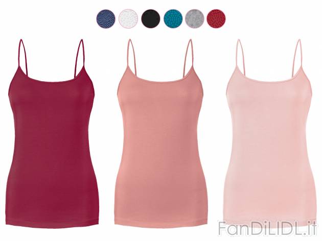 Top da donna Esmara, prezzo 6.99 &#8364; 
3 pezzi - Misure: S-L 
- In diversi ...