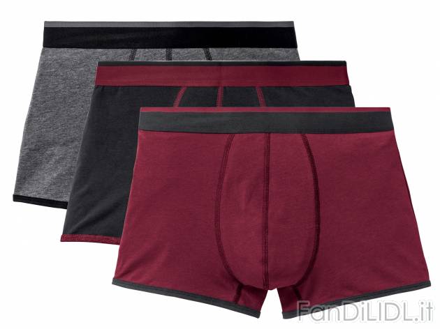 Boxer da uomo Livergy, prezzo 7.99 &#8364; 
3 pezzi - Misure: M-XL
Taglie disponibili

Caratteristiche

- ...