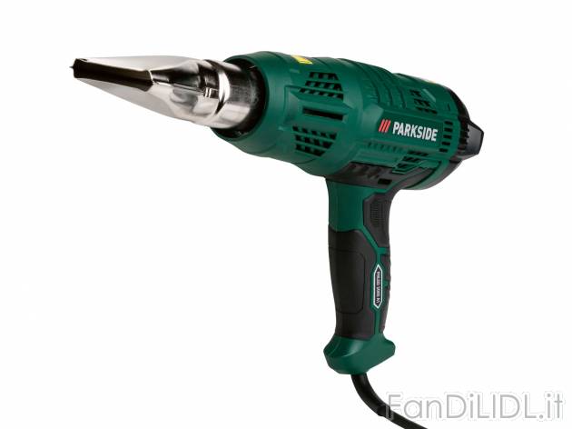 Pistola termica Parkside, prezzo 19.99 € 
- Regolabile su 5 livelli
- Display ...