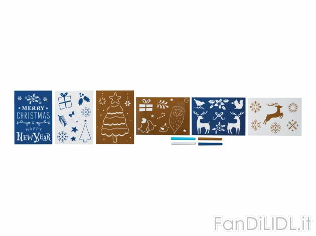 Set sagome e pennarelli per finestre Crelando, prezzo 4.99 &#8364;  

Caratteristiche