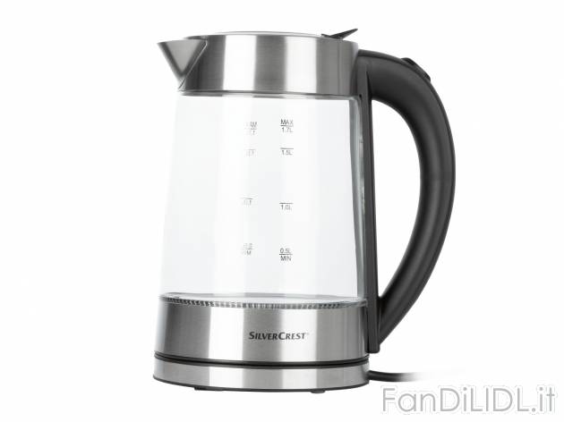 Bollitore elettrico in vetro Silvercrest Kitchen Tools, prezzo 22.99 &#8364; ...
