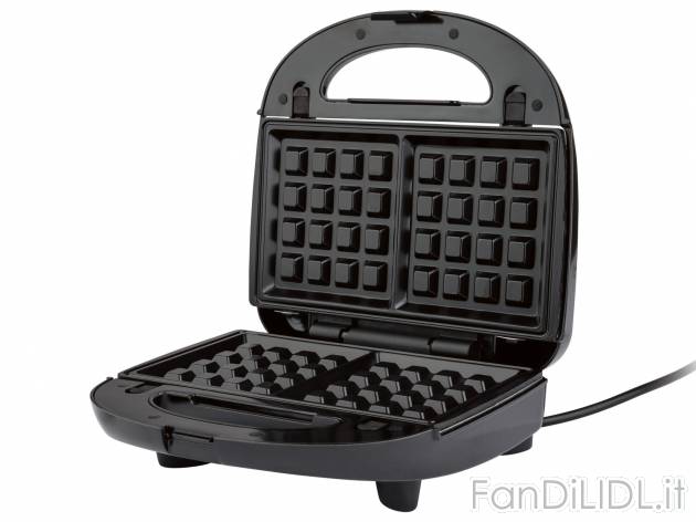 Tostiera 3 in 1 Silvercrest Kitchen Tools, prezzo 19.99 &#8364; 
- Piastre sostituibili, ...