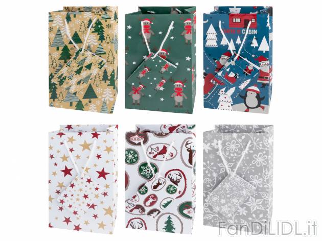 Set sacchetti regalo Melinera, prezzo 1.99 &#8364; 
3 o 6 pezzi
Caratteristiche

- ...