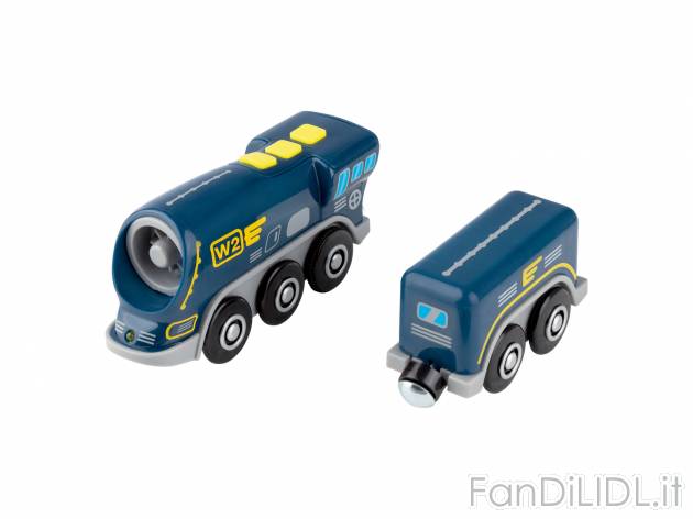 Trenino a batteria Playtive, prezzo 7.99 &#8364; 
- Batterie incluse
Questo ...