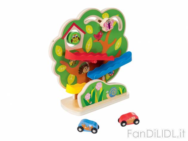 Pista per biglie, arca di Noè o trenino con costruzioni in legno Playtive Junior, ...