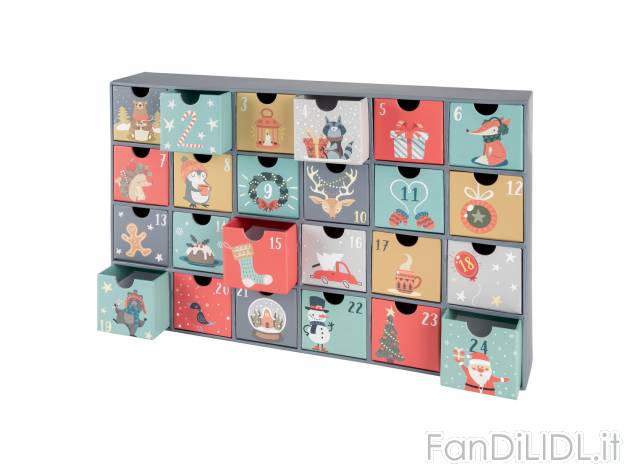 Calendario dellavvento Melinera, prezzo 9.99 €  

Caratteristiche