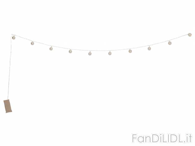 Decorazione natalizia a LED Melinera, prezzo 3.99 € 
- Luce bianca calda o fredda
- ...