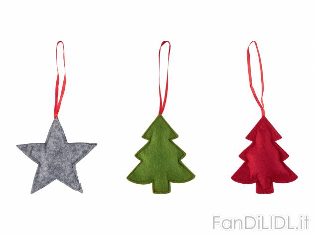 Decorazioni natalizie da appendere Melinera, prezzo 1.49 &#8364;  

Caratteristiche