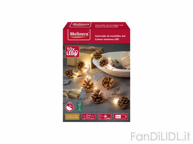 Catena LED decorativa Melinera, prezzo 3.99 &#8364; 
- Per interni
- 10 LED ...