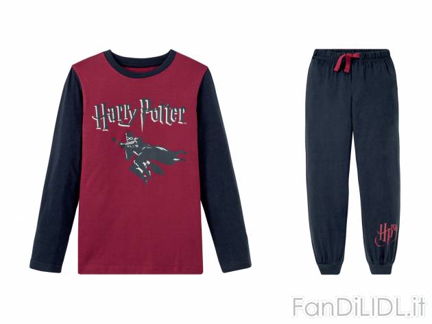 Pigiama per bambino Harry Potter prezzo 6.99 € 
Misure: 6-14 anni 
- Con fantastici ...