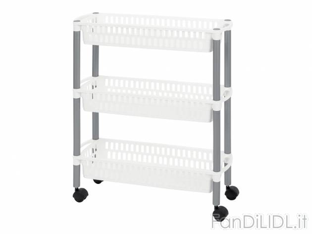 Carrello mobile o di servizio Miomare, prezzo 9.99 &#8364; 
- Con rotelle e ...