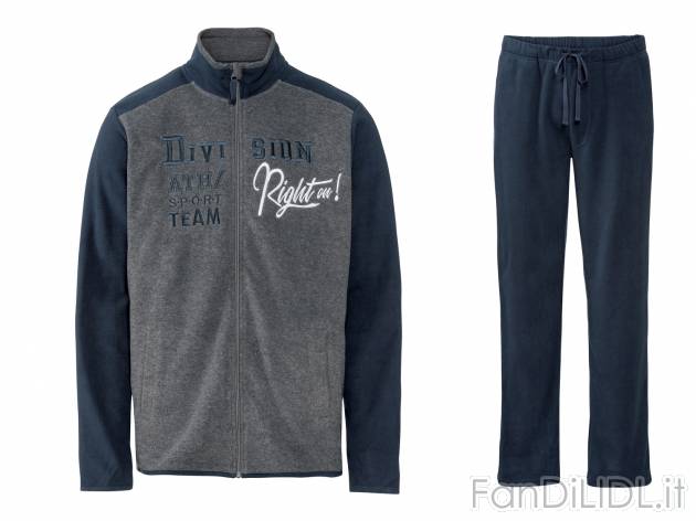 Tuta in pile da uomo Livergy, prezzo 9.99 &#8364; 
Misure: S-XXL
Taglie disponibili

Caratteristiche

- ...