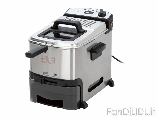 Friggitrice Silvercrest Kitchen Tools, prezzo 69.00 € 
- Con funzione di filtraggio ...