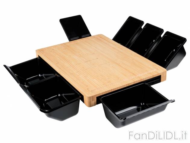 Tagliere multiuso Ernesto, prezzo 29.99 &#8364; 
- Con 3 contenitori grandi, ...