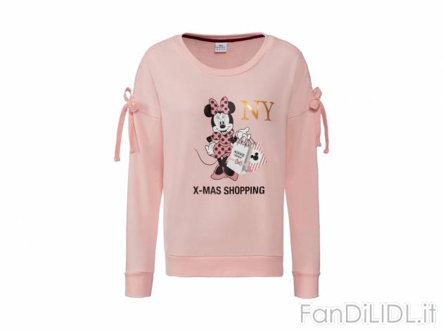 Felpa da donna Minnie, Mickey Mouse Oeko-tex, prezzo 9.99 € 
Misure: S-L
Taglie ...