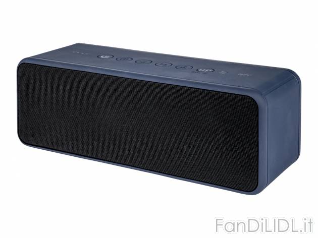 Altoparlante bluetooth Silvercrest, prezzo 49.00 € 
- Suono eccellente grazie ...