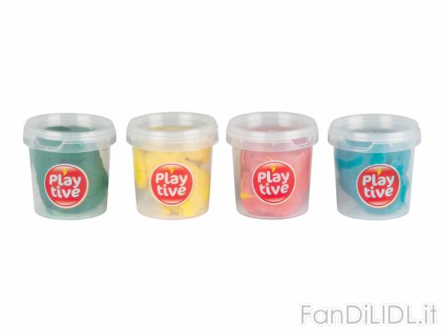 Pasta da modellare magica Playtive, prezzo 17.99 € 
18 o 26 pezzi 
- A contatto ...