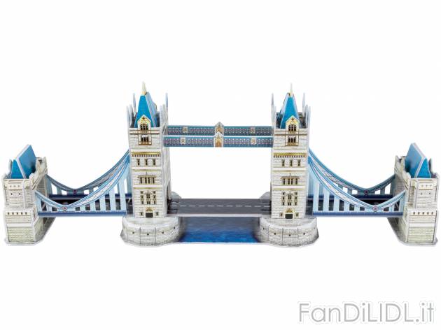 Puzzle 3D Monumenti famosi Playtive, prezzo 2.49 &#8364; 
- Sistema a incastro ...