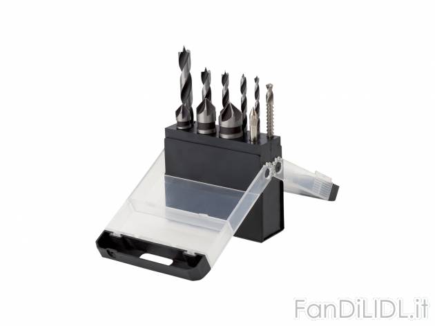 Set punte da trapano o set raspe e mole per legno Parkside, prezzo 7.99 € 
10 ...