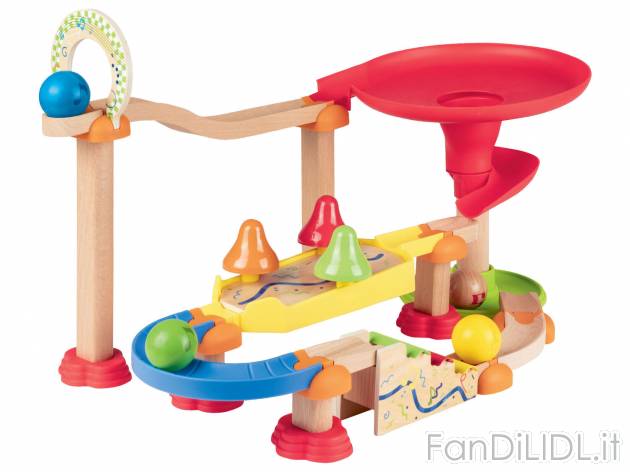 Pista per biglie in legno Playtive, prezzo 17.99 &#8364; 
- Et&agrave; minima: ...
