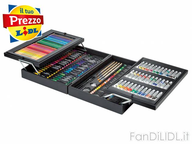Valigetta per dipingere e colorare Crelando, prezzo 29.99 &#8364; 
174 pezzi ...