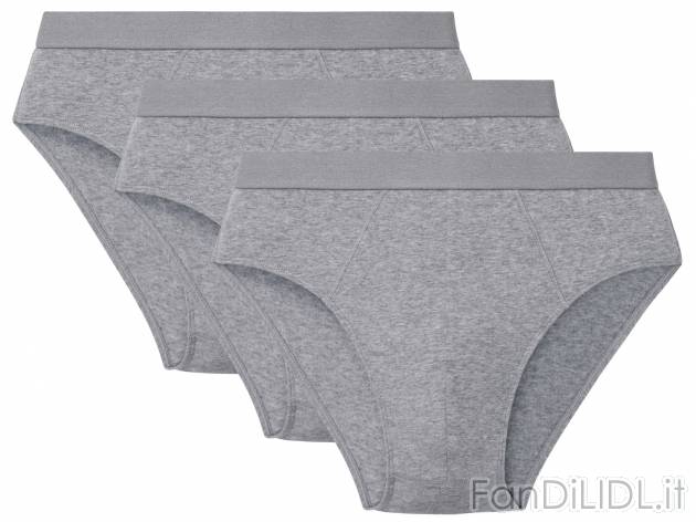 Slip da uomo in cotone biologico Livergy, prezzo 4.99 &#8364; 
3 pezzi - Misure: ...