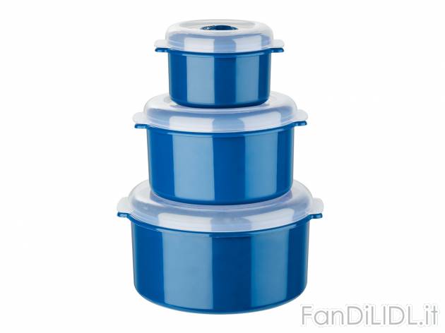Set contenitori per microonde , prezzo 3.99 &#8364; per Al set 
- ca 0,5l - ...