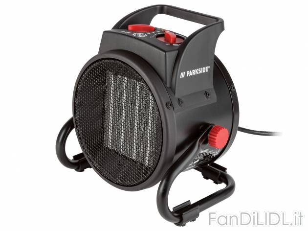 Generatore di aria calda Parkside, prezzo 29.99 € 
- Termostato regolabile e ...