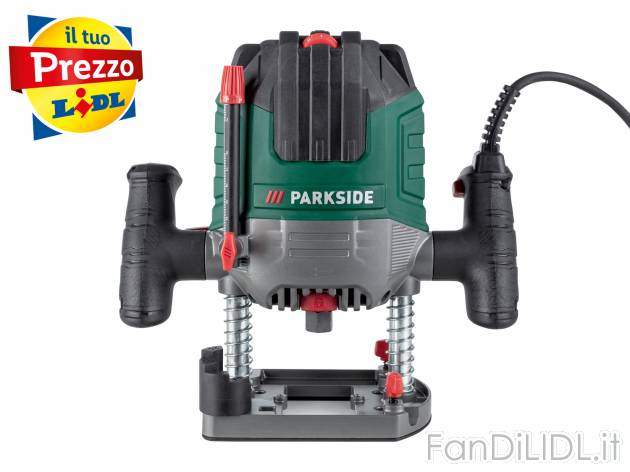 Fresatrice verticale Parkside, prezzo 29.99 € 
- Selezione rapida della profondità ...