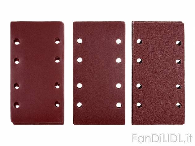 Set carta abrasiva per levigatrice e smerigliatrice Parkside, prezzo 1.99 € 
- ...