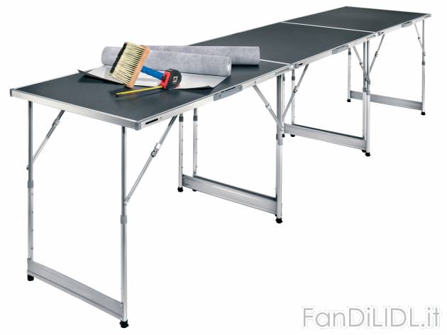 Set tavolo multifunzione Parkside, prezzo 49.00 € 
- 3 elementi utilizzabili ...