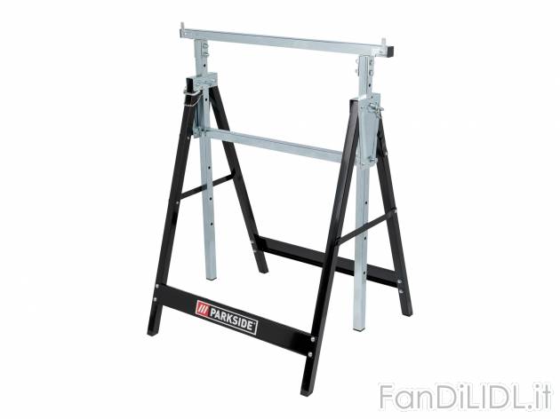 Cavalletto pieghevole regolabile Parkside, prezzo 19.99 € 
- Altezza regolabile ...
