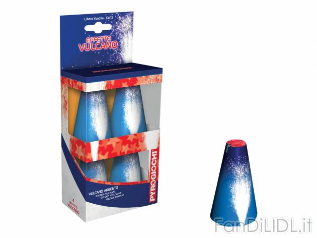 Fontana EFFETTO VULCANO Pyrogiochi, prezzo 2.99 &#8364;  
-  4 pezzi
Caratteristiche