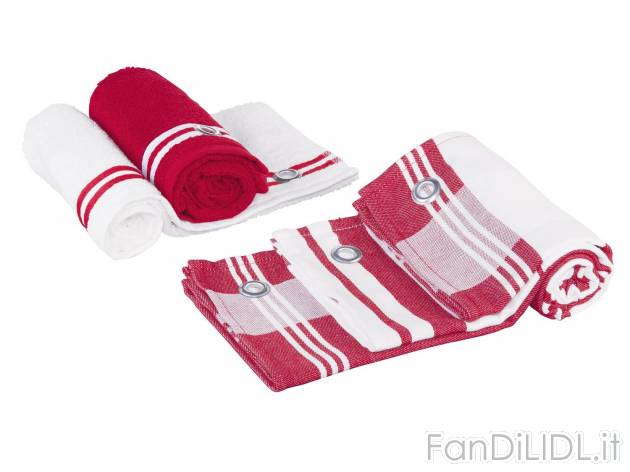 Set canovacci , prezzo 8.99 &#8364; per Al set 
- In puro cotone
- Set composto ...