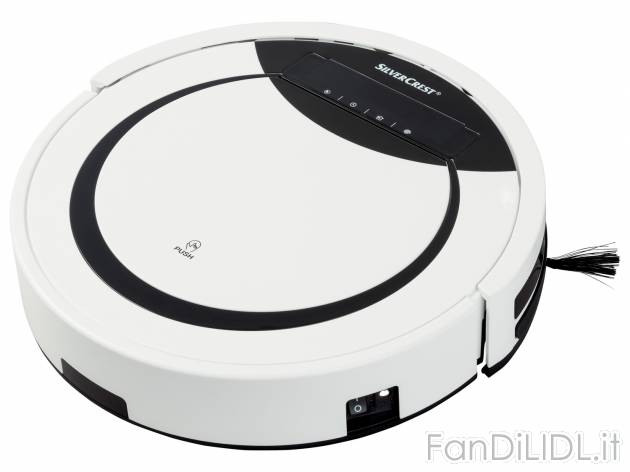 Robot aspirapolvere Silvercrest, prezzo 129.00 € 
- 4 modalità di pulizia
- ...