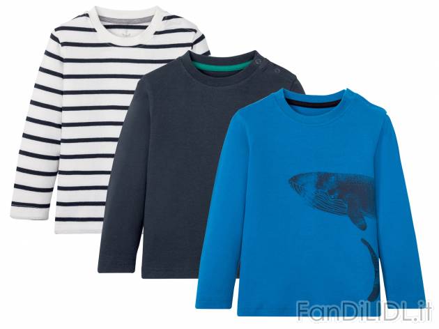 Maglia per bambini Lupilu, prezzo 7.99 &#8364; 
3 pezzi - Misure: 1-6 anni
Taglie ...
