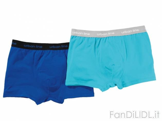Boxer da uomo, 2 pezzi Livergy, prezzo 4,99 &#8364; per Alla confezione 
- Misure: ...