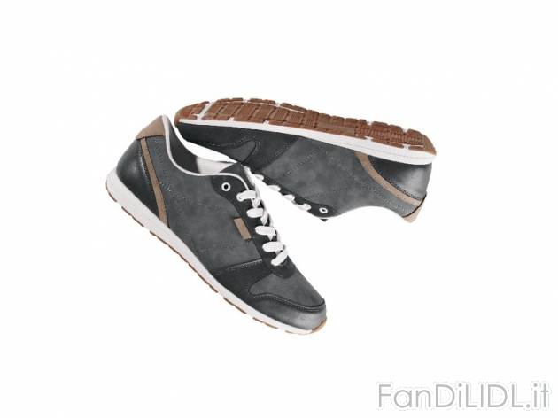 Sneaker da uomo Livergy, prezzo 12,99 &#8364; per Al paio 
- Suola interna imbottita
- ...