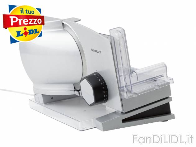 Affettatrice elettrica Silvercrest Kitchen Tools, prezzo 34.99 &#8364; 
- Struttura ...