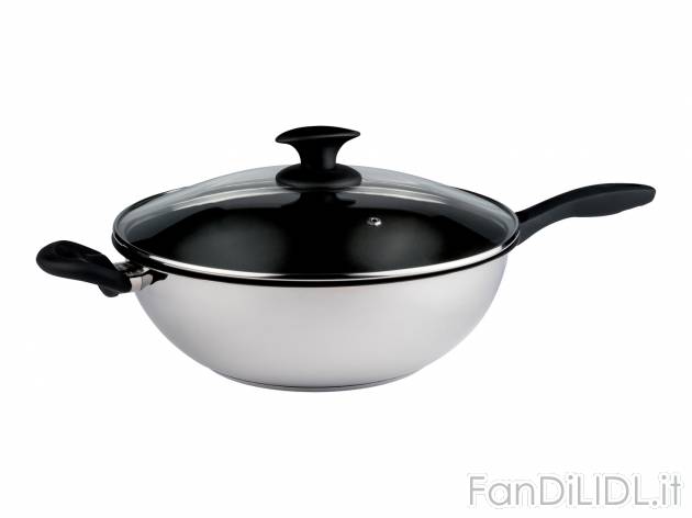 Padella o pentola Wok Ernesto, prezzo 29.99 &#8364; 
Ø 32 cm 
- Wok termoresistente ...