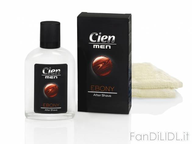 Dopobarba Cien, prezzo 2,09 &#8364; per 100 ml, € 20,90/l EUR. 
- Calma le ...