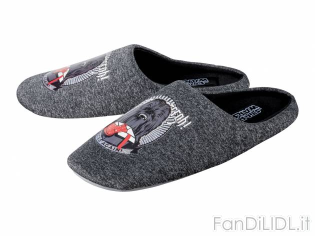 Pantofole da uomo The Simpsons, Star Wars , prezzo 4.99 € 
Misure: 40-45
Taglie ...