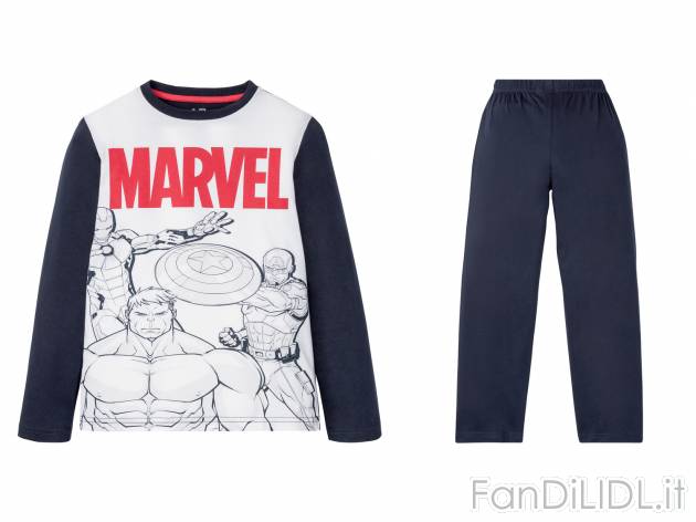 Pigiama da bambino Marvel, Super Wings, Paw Patrol , prezzo 7.99 € 
Misure: 2-10 ...