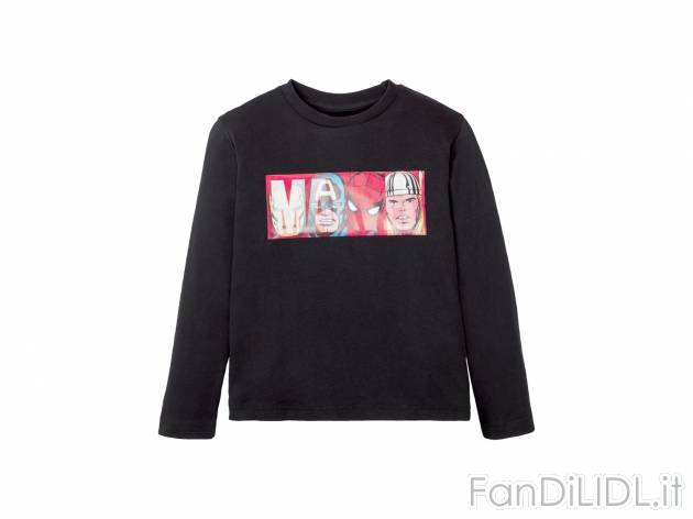 Maglia da bambino Marvel, Super Wings, Paw Patrol , prezzo 6.99 € 
Misure: 2-10 ...