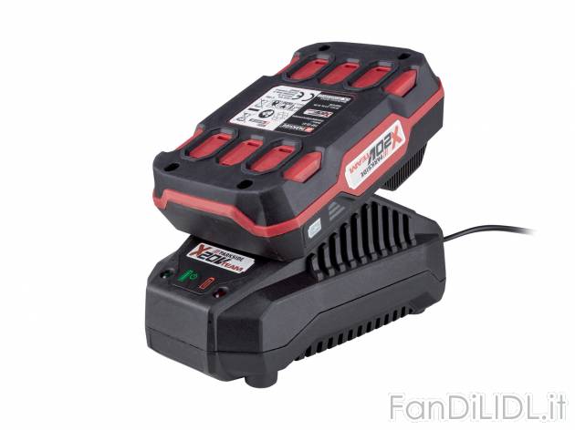 Batteria 2 Ah con caricabatterie Parkside, prezzo 19.99 € 
- Batteria agli ioni ...